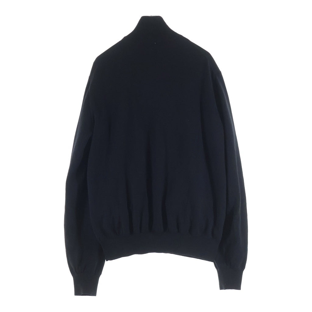 PRADA(プラダ) REVERSIBLE WOOL AND RE-NYLON JACKET リバーシブル ウール リーナイロン ログパッチ ジップアップ ジャケット ブラック UMC096 S192 1UPF