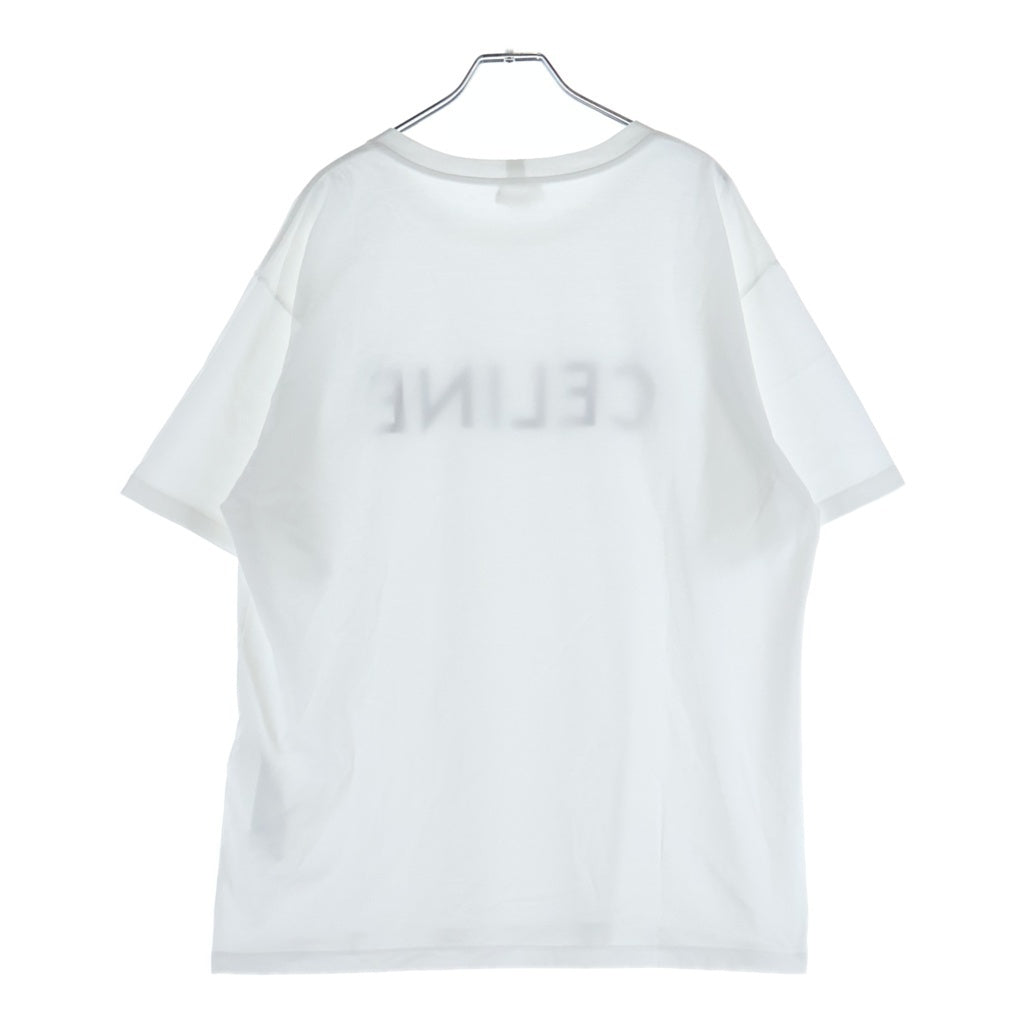CELINE(セリーヌ) ロゴプリント 半袖Tシャツ カットソー ホワイト 2X681671Q01CC