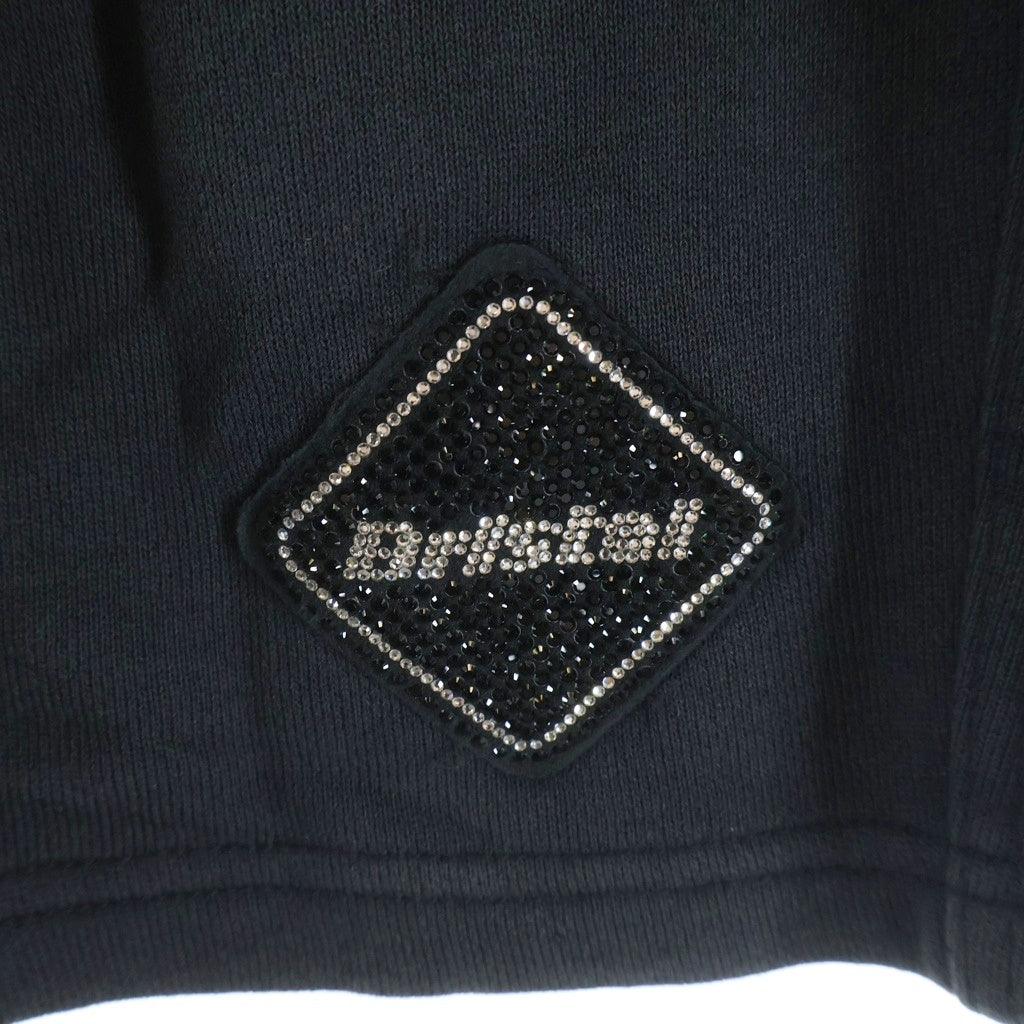 F.C.R.B./F.C.Real Bristol/FCRB(エフシーアールビー/エフシーレアルブリストル) ラインストーンロゴ スタープリント スウェットショートハーフパンツ ブラック FCRB-140039
