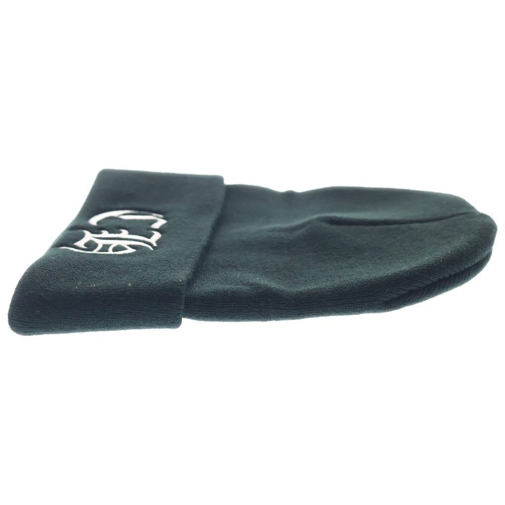 CHROME HEARTS(クロムハーツ) CH LOGO BEANIE CHロゴ 刺繍 ニット帽 ブラック
