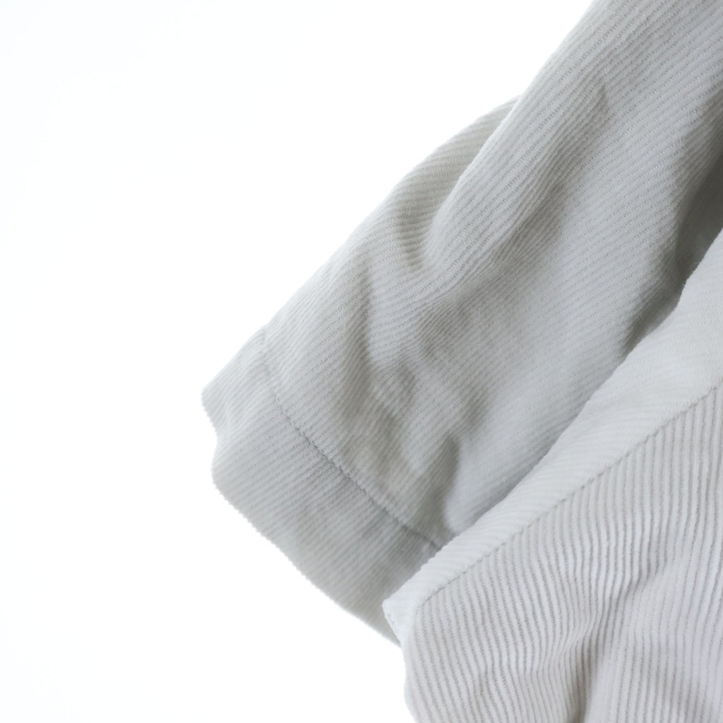 KITH(キス) 22SS MIXED MICRO CORD LINDEN RETRO QUARTZER ZIP マイクロコーデュロイ クオータージップトップ グレー KHM030650