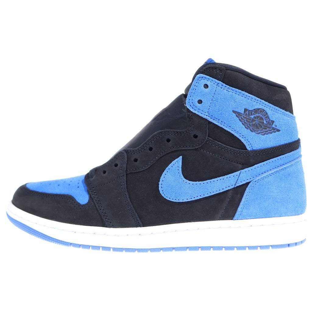 NIKE(ナイキ) AIR JORDAN 1 RETRO HIGH OG ROYAL REIMAGINED エアジョーダン1 ロイヤルリイマジンド ハイカットスニーカー ブラック/ブルー US11/29cm DZ5485-042
