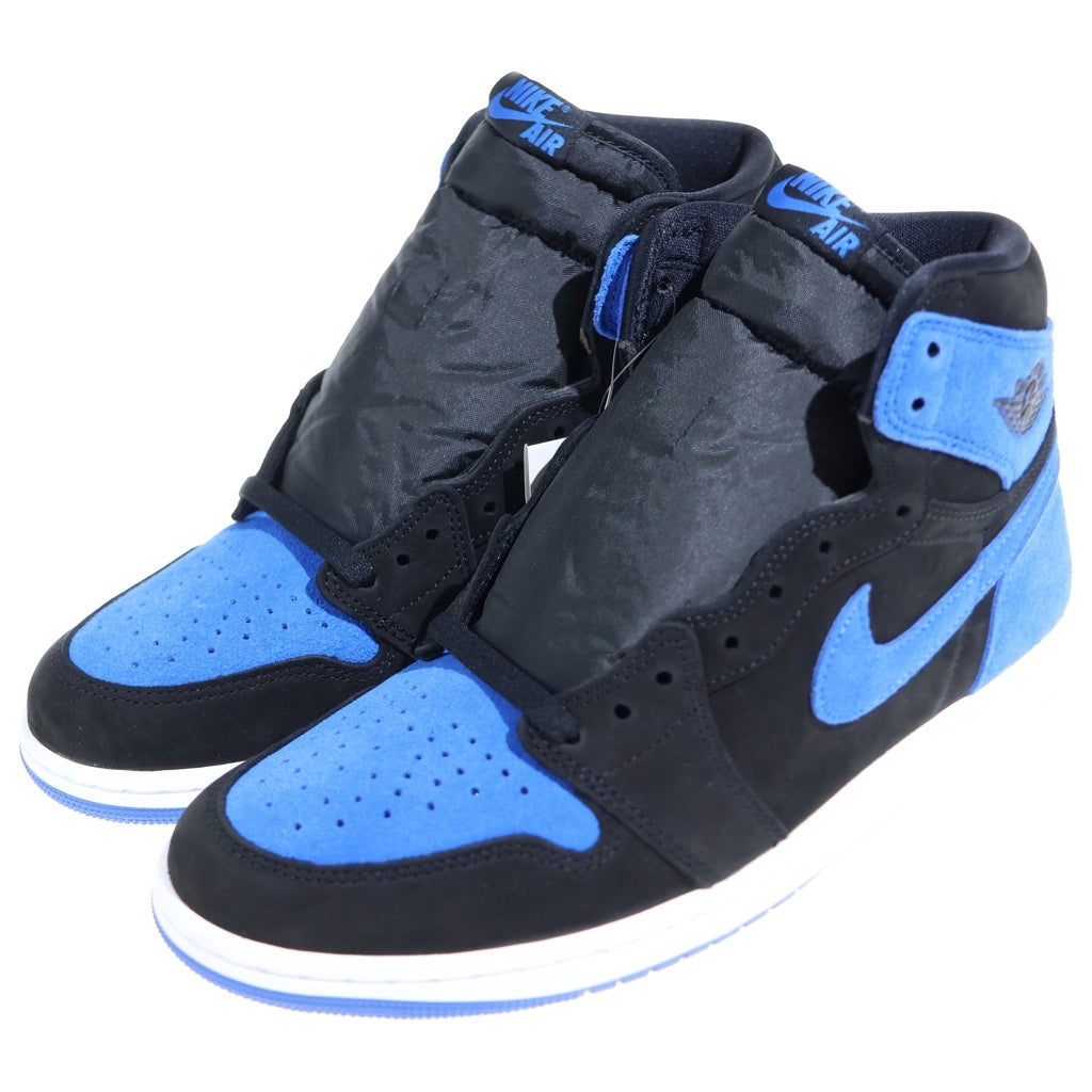 NIKE(ナイキ) AIR JORDAN 1 RETRO HIGH OG ROYAL REIMAGINED エアジョーダン1 ロイヤルリイマジンド ハイカットスニーカー ブラック/ブルー US11/29cm DZ5485-042