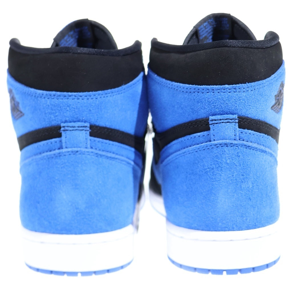 NIKE(ナイキ) AIR JORDAN 1 RETRO HIGH OG ROYAL REIMAGINED エアジョーダン1 ロイヤルリイマジンド ハイカットスニーカー ブラック/ブルー US11/29cm DZ5485-042