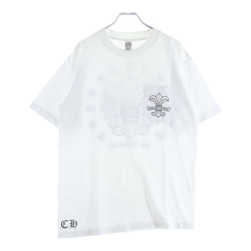 CHROME HEARTS(クロムハーツ) OLD S/S オールド BSフレアプリント 半袖Tシャツカットソー ホワイト