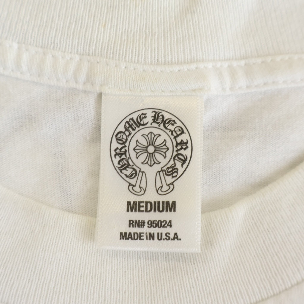 CHROME HEARTS(クロムハーツ) OLD S/S オールド BSフレアプリント 半袖Tシャツカットソー ホワイト