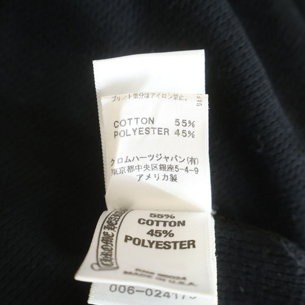 CHROME HEARTS(クロムハーツ) OLD L/S オールド BSフレアプリント サーマル 長袖Tシャツ カットソー ブラック