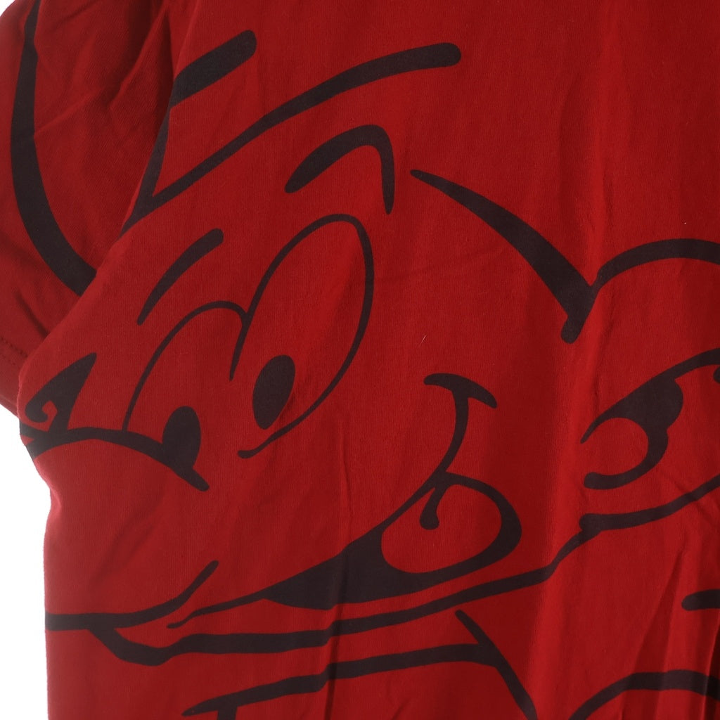 SUPREME(シュプリーム) 20AW Smurfs Tee スマーフ キャラクター バック ロゴ Tシャツ カットソー レッド