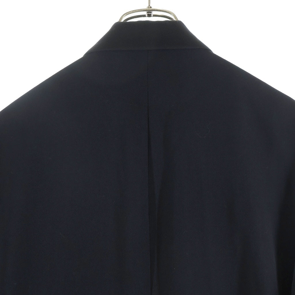 Yohji Yamamoto(ヨウジヤマモト) 19AW フロントジップ ロングコート ブラック HC-J78-535
