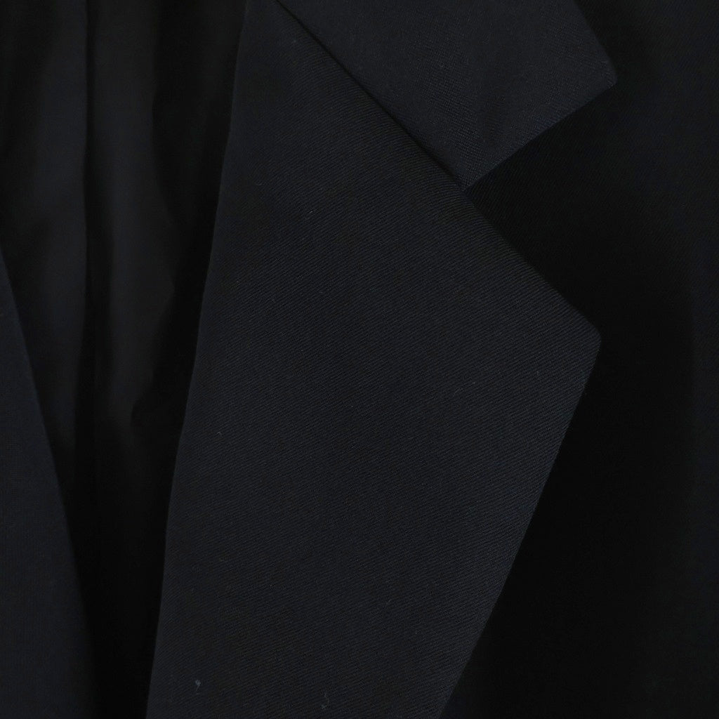 Yohji Yamamoto(ヨウジヤマモト) 19AW フロントジップ ロングコート ブラック HC-J78-535