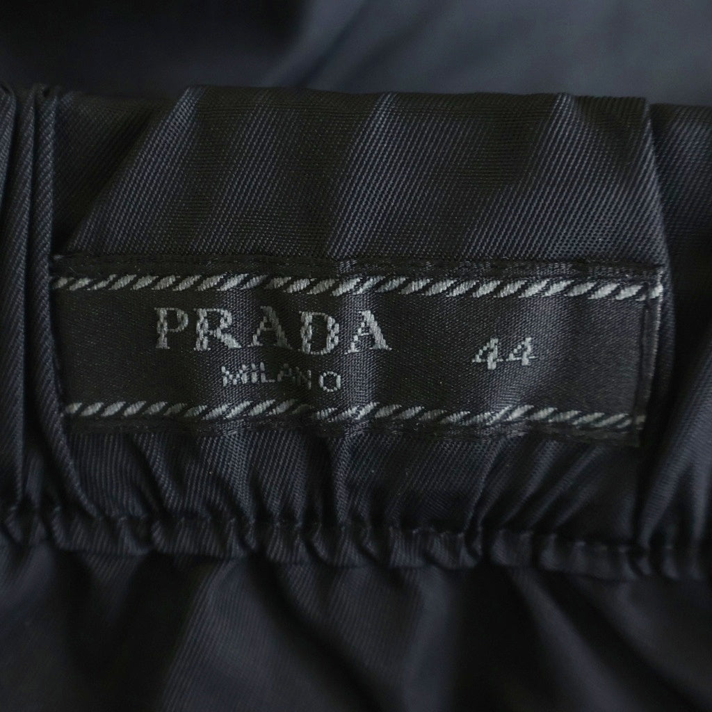 PRADA(プラダ) Re-Nylon トライアングルロゴ リナイロン カーゴハーフパンツ ショーツ ブラック SPH156
