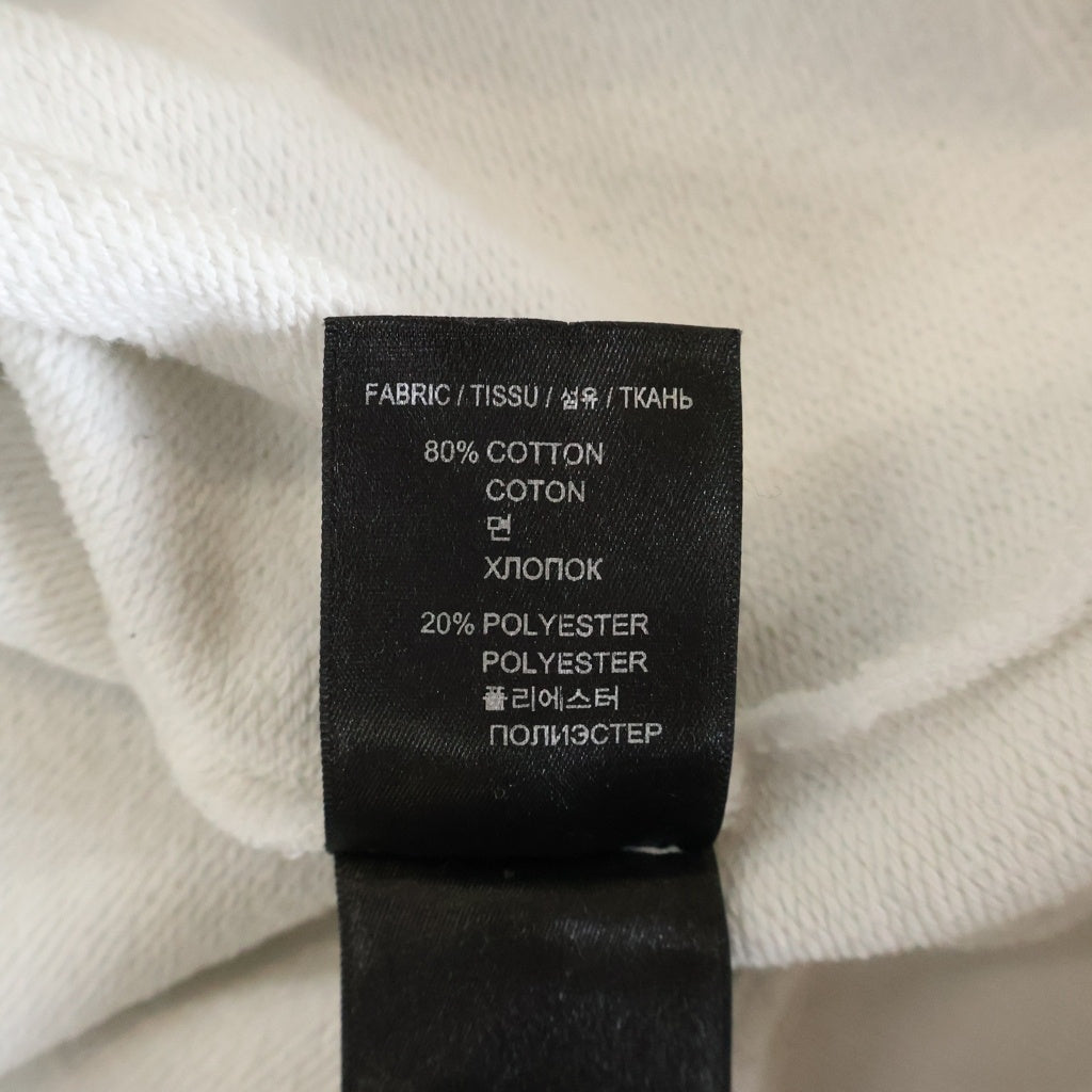 VETEMENTS(ヴェトモン) TRANSLATION HOODIE トランスレーション フーデッド コットン プルオーバーパーカーホワイト UA53HD100Z