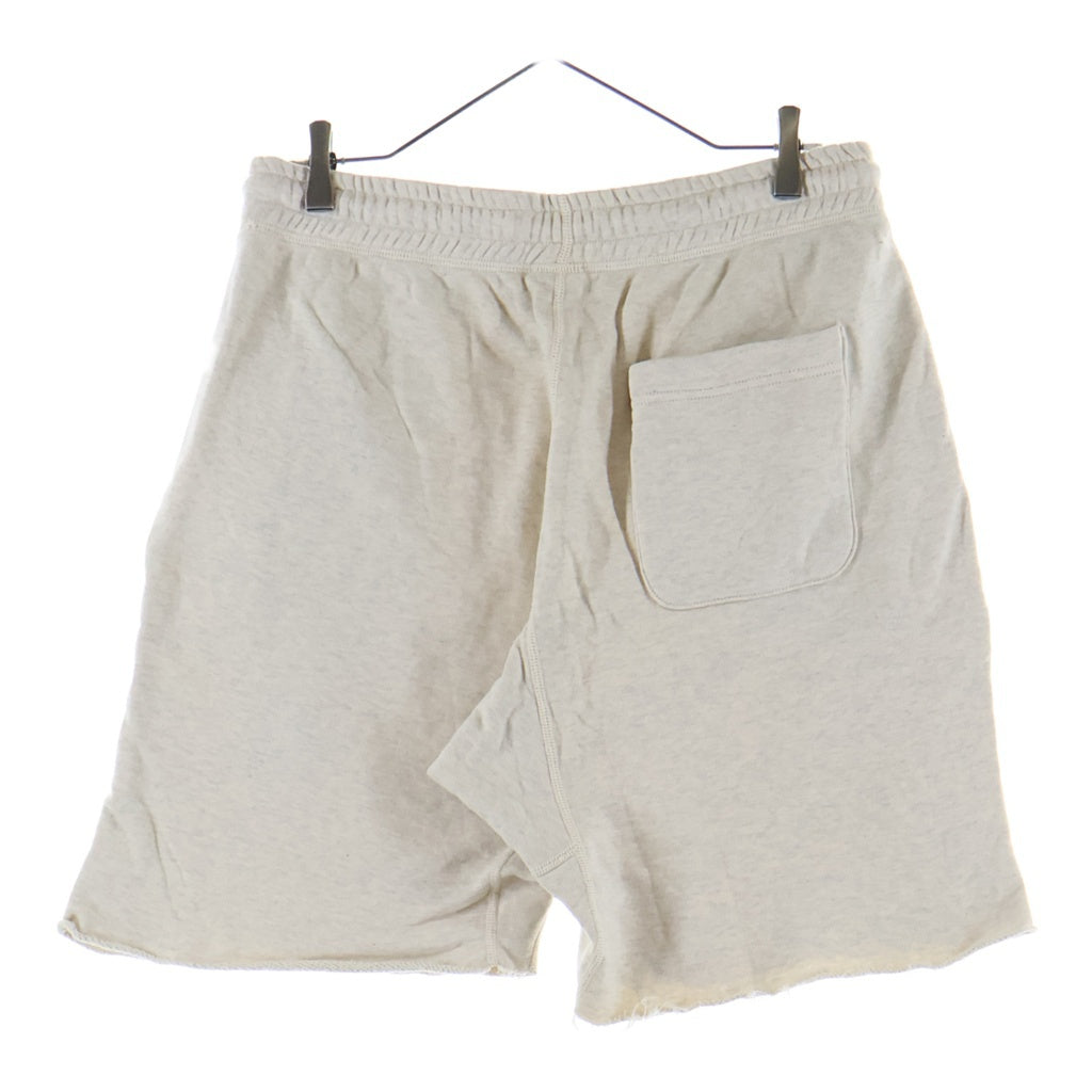 SAINT MICHAEL(セントマイケル) 24SS SAINT SHORTS セイントロゴデザイン ドローストリング ショートスウェットパンツ ベージュ SM-YS8-0000-047