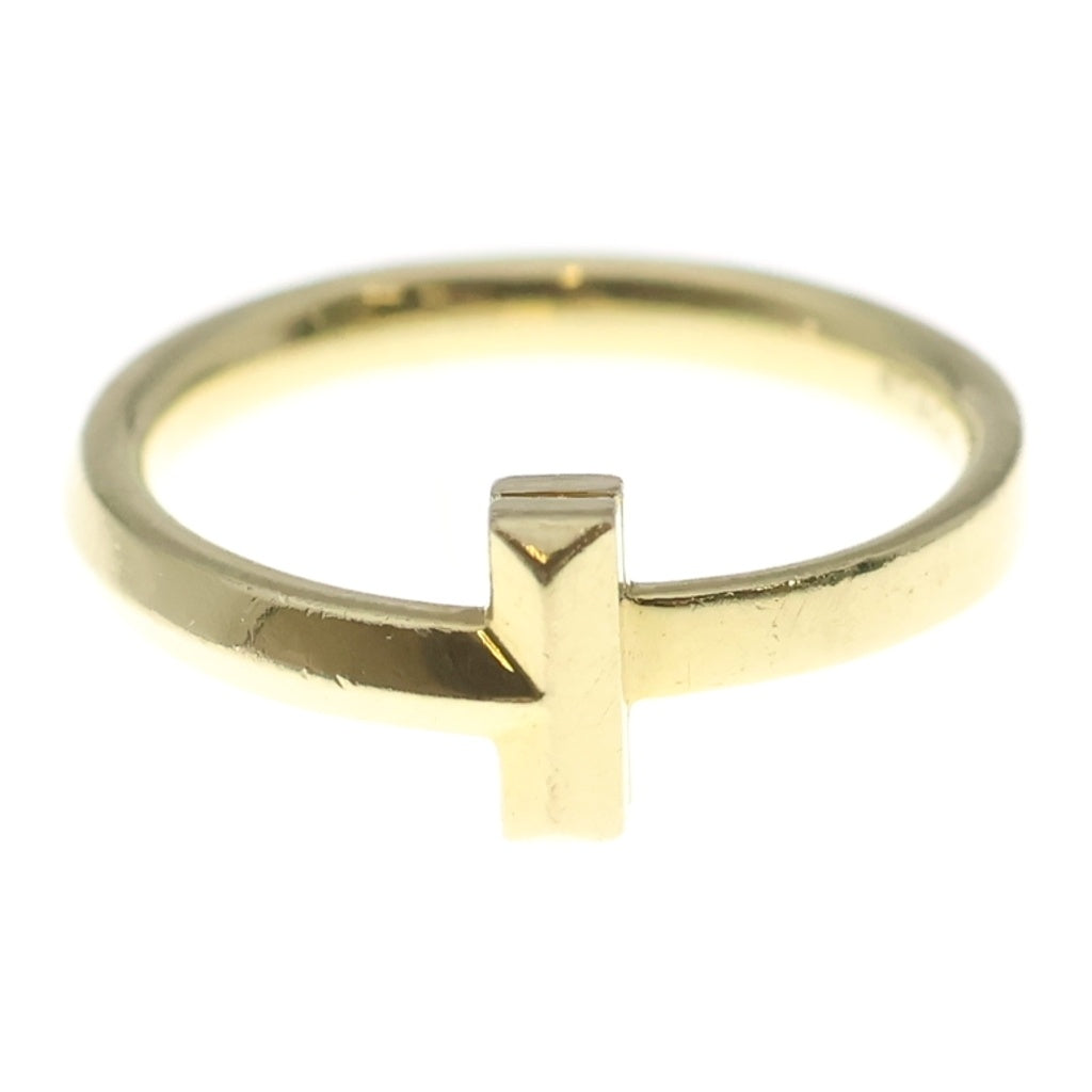 TIFFANY & Co.(ティファニー) K18YG Tワン ワイドリング イエローゴールド レディース