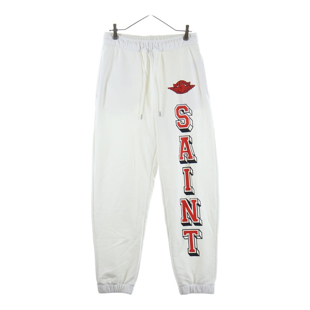 NIKE(ナイキ) ×SAINT Mxxxxxx M J SM FLC PANT セントマイケル ロゴデザイン スウェットパンツ ホワイト FV4720-100