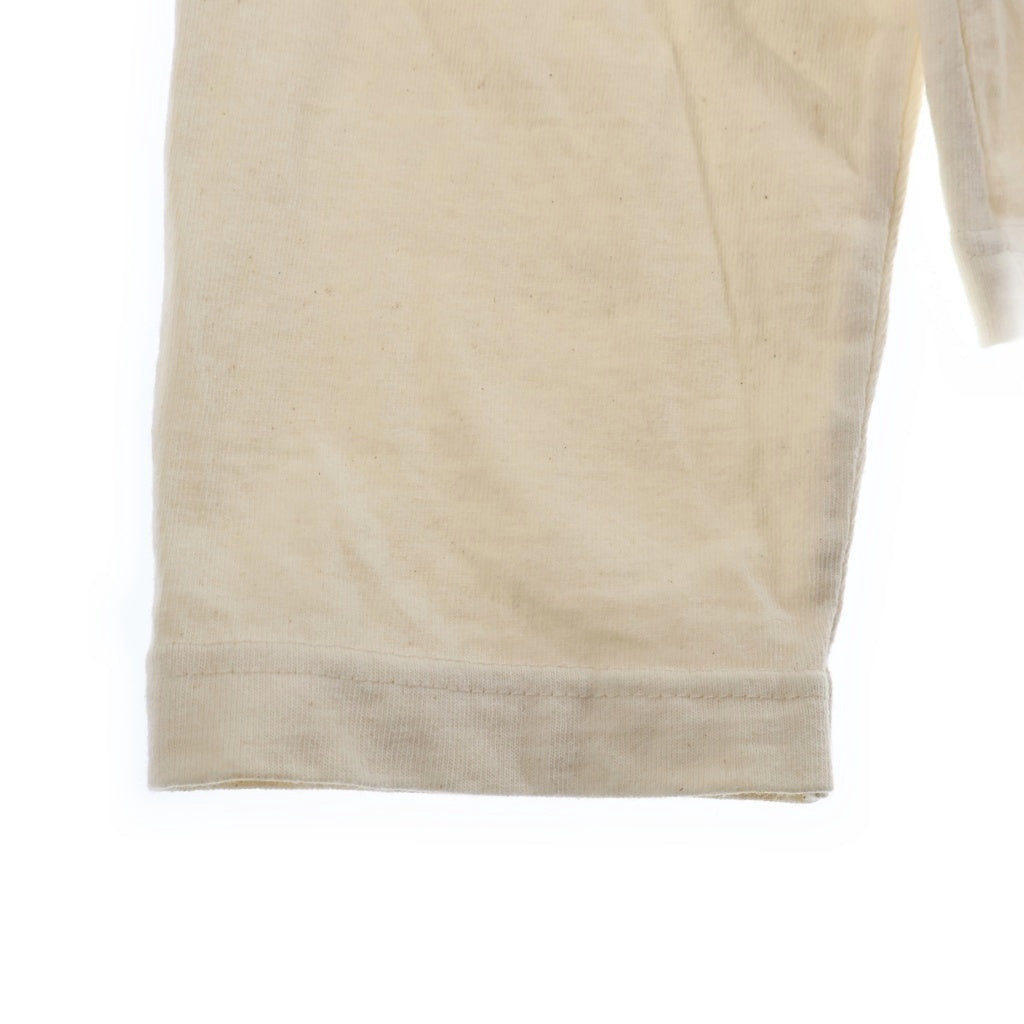 HUMAN MADE(ヒューマンメイド) BMX SHIRT フロントロゴデザイン クルーネック カットソー 長袖Tシャツ ベージュ