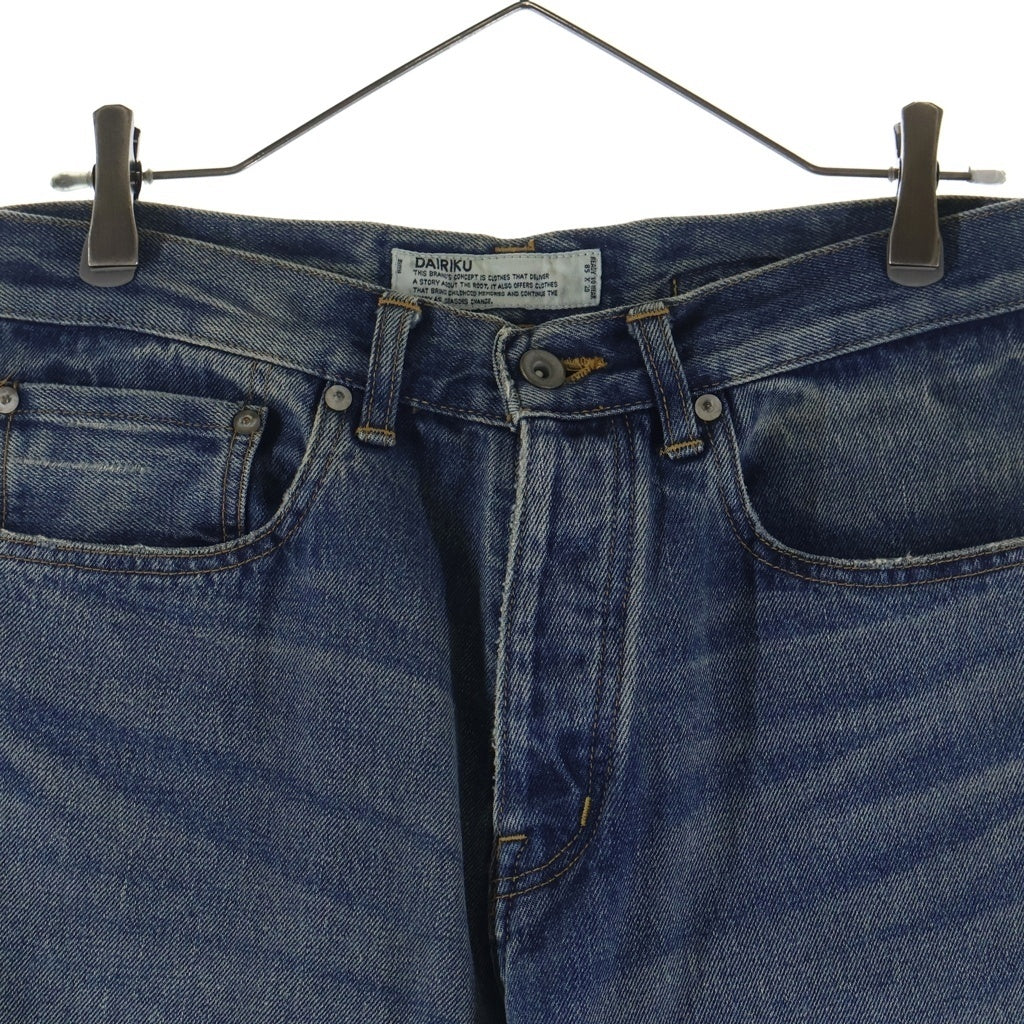 DAIRIKU(ダイリク) Straight Vintage Denim Pants ストレートヴィンテージデニムパンツ インディゴ 29