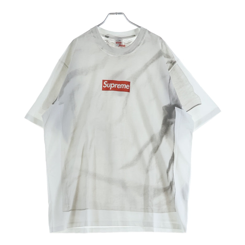 SUPREME(シュプリーム) 24SS ×MM6 Maison Margiela Box Logo Tee エムエムシックス ボックスロゴ プリントデザイン半袖Tシャツ カットソー ホワイト