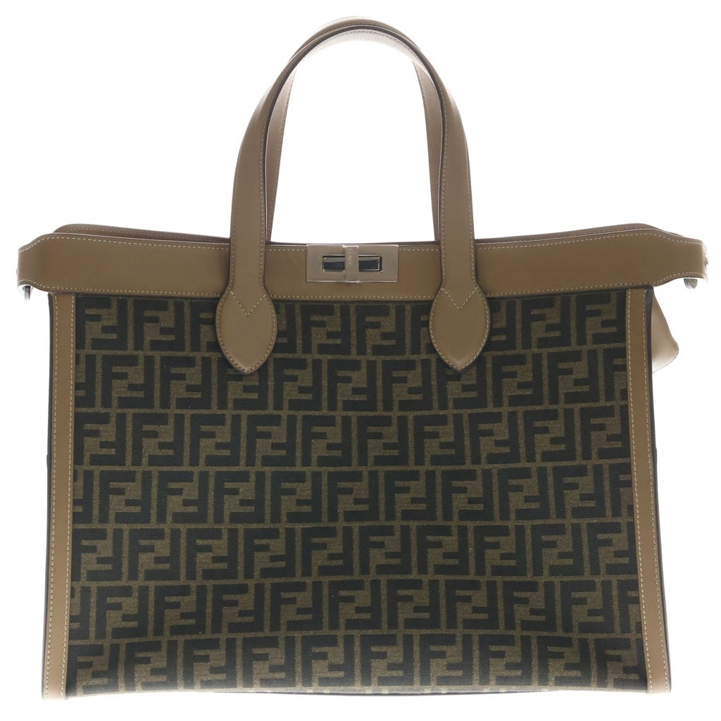 FENDI(フェンディ) ズッカ ピーカブー アイシーユー フォーティー8 バッグ ブラウン 7VA566 レディース