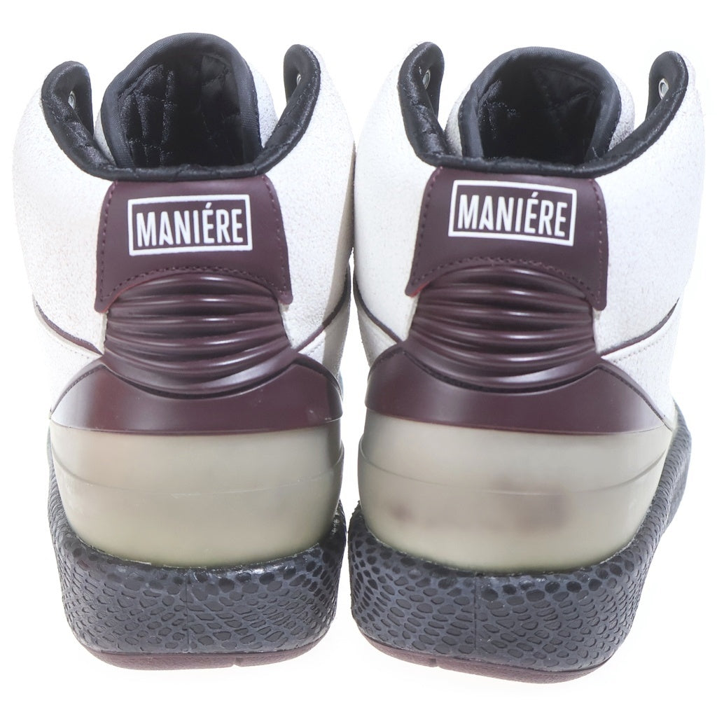 NIKE(ナイキ) ×A MA MANIERE AIR JORDAN 2 RETRO SP ア マ マニエール エアジョーダン 2 レトロ ハイカットスニーカー ホワイト/バーガンディ US10.5/28.5cm DO7216-100