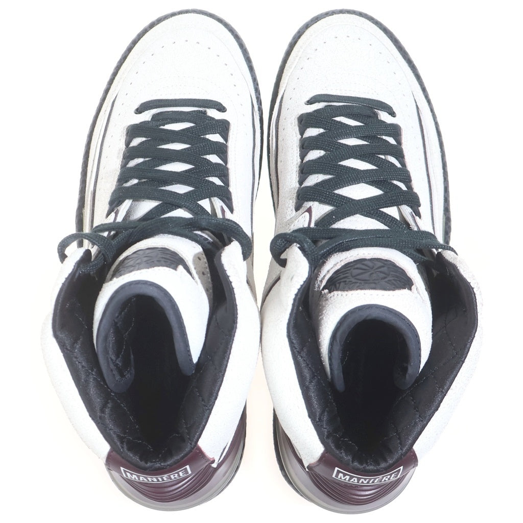 NIKE(ナイキ) ×A MA MANIERE AIR JORDAN 2 RETRO SP ア マ マニエール エアジョーダン 2 レトロ ハイカットスニーカー ホワイト/バーガンディ US10.5/28.5cm DO7216-100