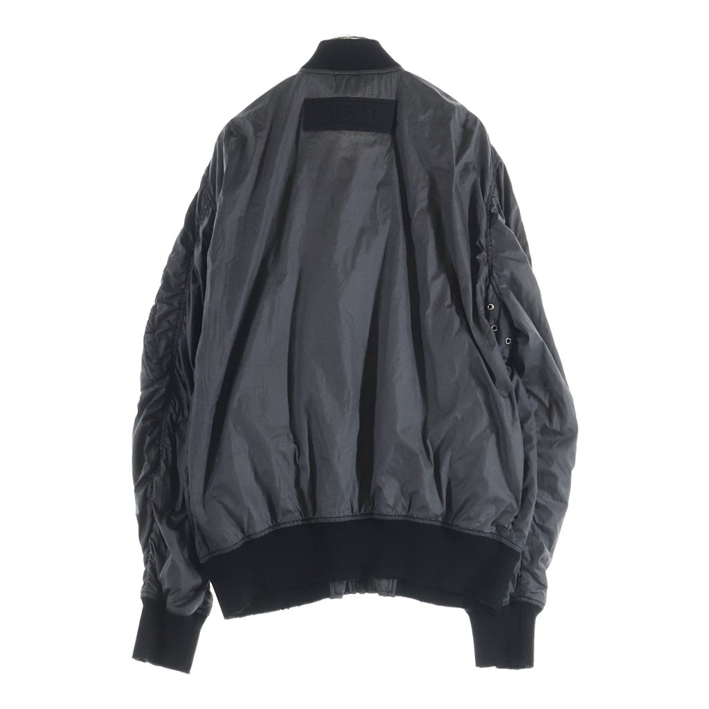 DIESEL(ディーゼル) Nylon Zip Up Jacket ナイロンジップアップジャケット アウター グレー