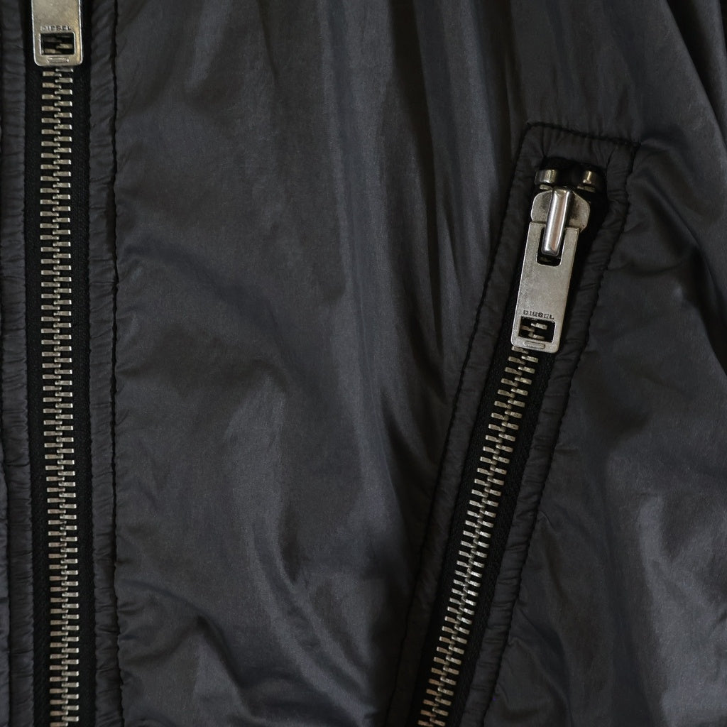DIESEL(ディーゼル) Nylon Zip Up Jacket ナイロンジップアップジャケット アウター グレー