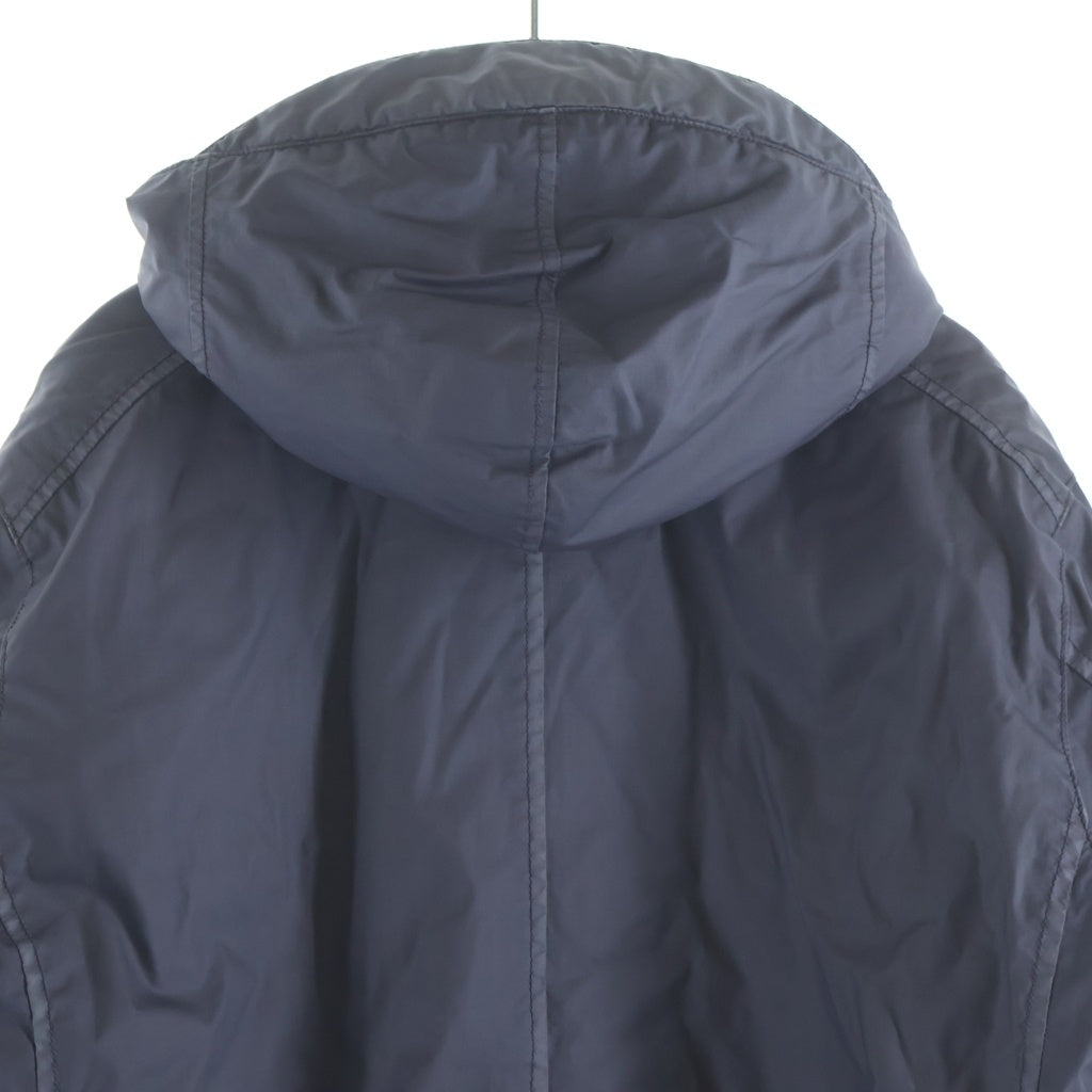 STONE ISLAND(ストーンアイランド) MUSSOLA GOMMATA ムッソラ ゴムマータ ガーメントダイ フーデッド ジップアップ ナイロンジャケット パープル 631542930