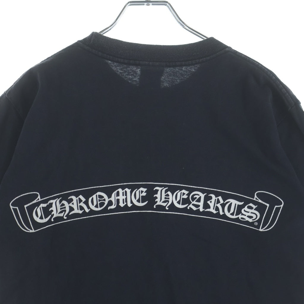 CHROME HEARTS(クロムハーツ) OLD VINE DAGGER LOGO S/S TEE オールド ヴァインダガーロゴプリント Tシャツカットソー ホワイト