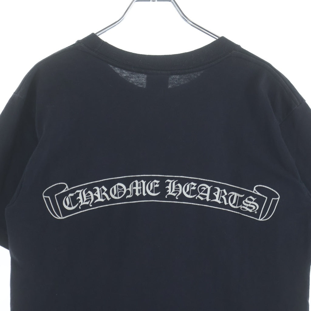 CHROME HEARTS(クロムハーツ) OLD VINE DAGGER LOGO S/S TEE オールド ヴァインダガーロゴプリント Tシャツカットソー ホワイト