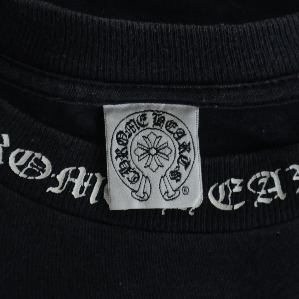 CHROME HEARTS(クロムハーツ) OLD VINE DAGGER LOGO S/S TEE オールド ヴァインダガーロゴプリント Tシャツカットソー ホワイト