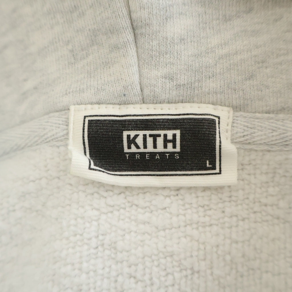 KITH(キス) ×YOKU MOKU WILLIAMS HOODIE ヨク モク ウィリアムズ フーデッド スウェット パーカー グレー