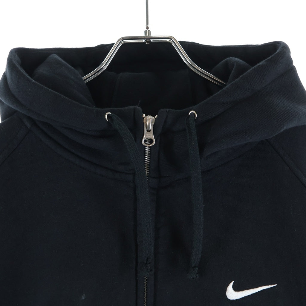SUPREME(シュプリーム) ×NIKE Zip Up Hooded Sweatshirt ロゴデザイン ジップアップ フーデッド スウェット パーカー ブラック HF9633-010