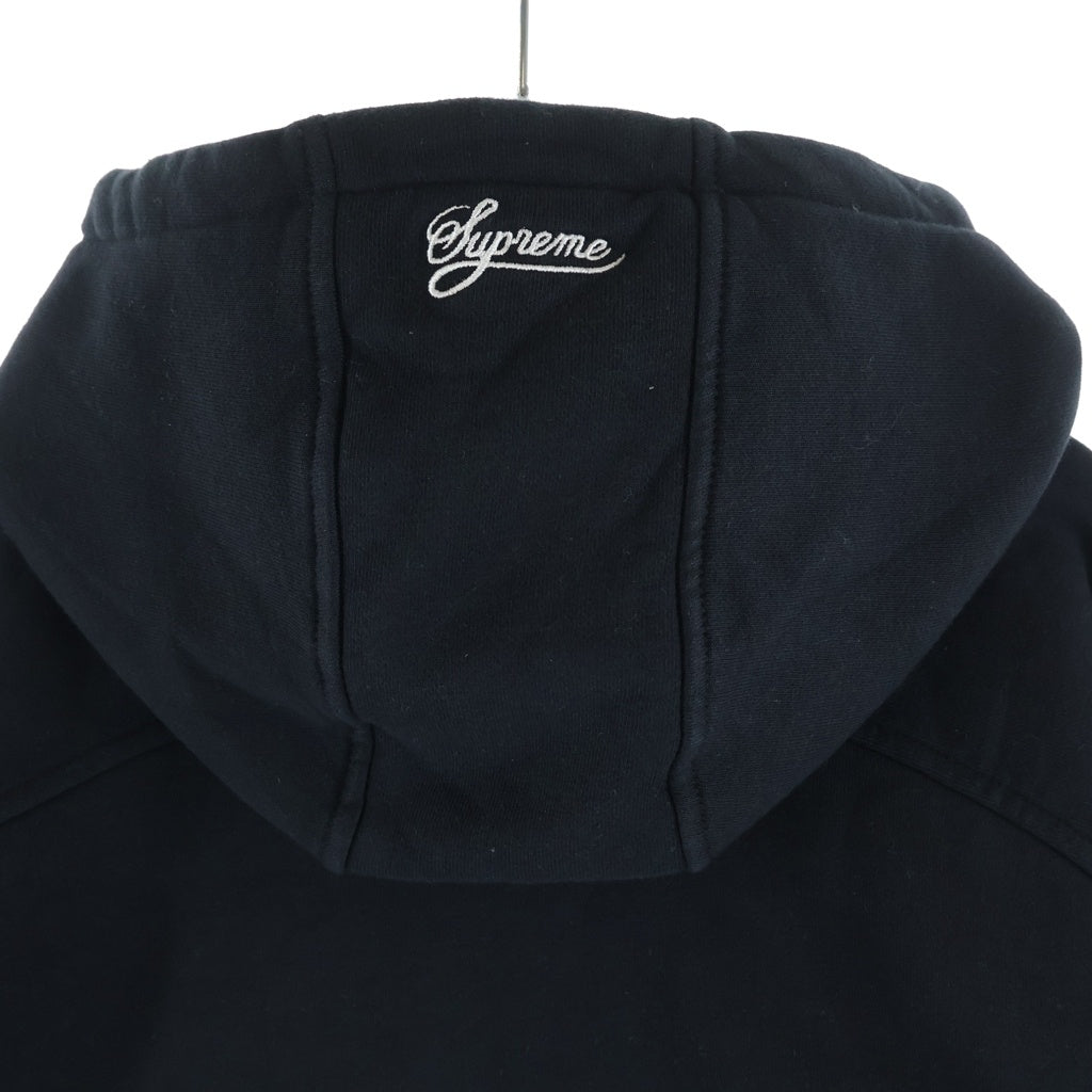 SUPREME(シュプリーム) ×NIKE Zip Up Hooded Sweatshirt ロゴデザイン ジップアップ フーデッド スウェット パーカー ブラック HF9633-010