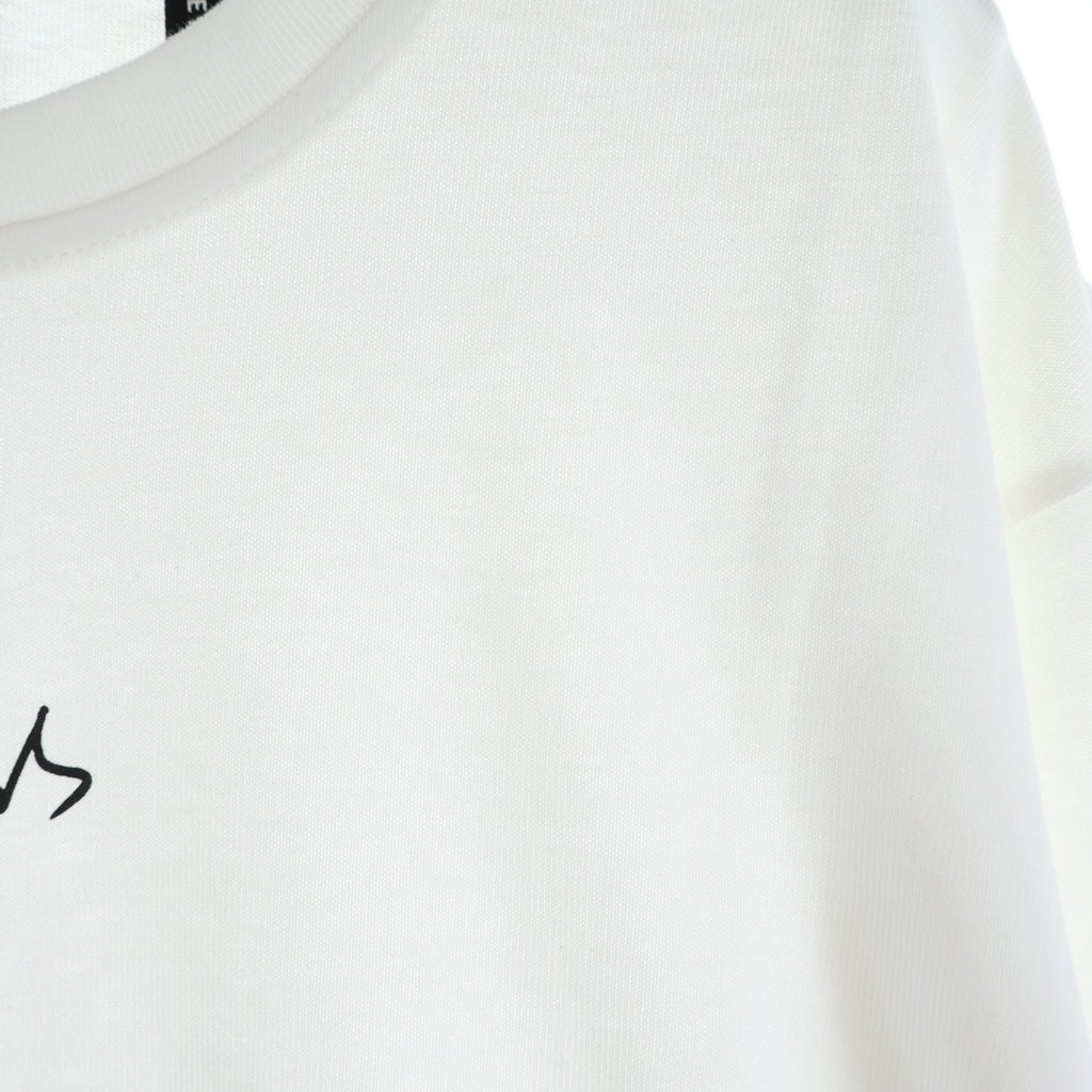 KITH(キス) ×PIXAR ピクサー フロントロゴデザイン クルーネック カットソー 長袖Tシャツ ホワイト 22-070-060-0100-4-0