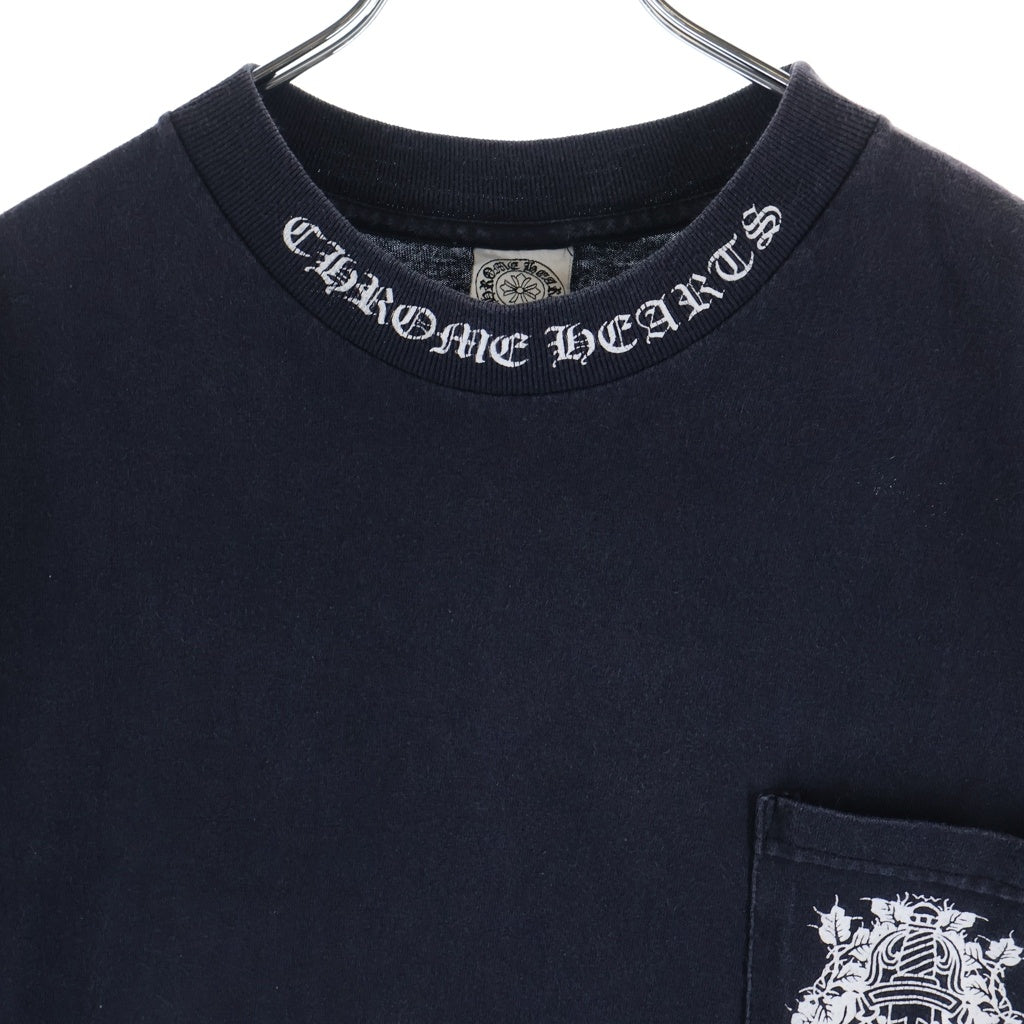 CHROME HEARTS(クロムハーツ) OLD VINE DAGGER LOGO S/S TEE オールド ヴァインダガーロゴプリント Tシャツカットソー ブラック