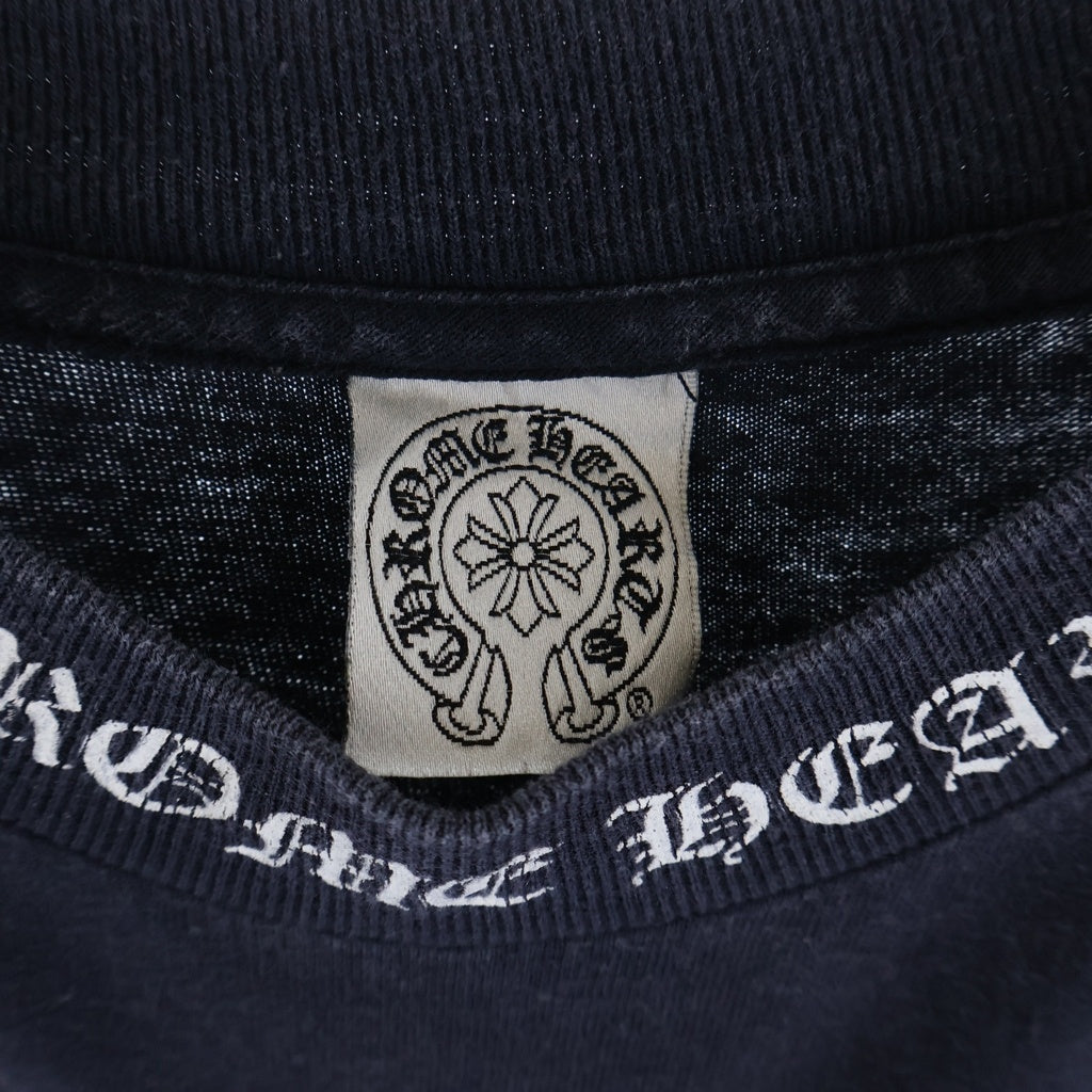 CHROME HEARTS(クロムハーツ) OLD VINE DAGGER LOGO S/S TEE オールド ヴァインダガーロゴプリント Tシャツカットソー ブラック