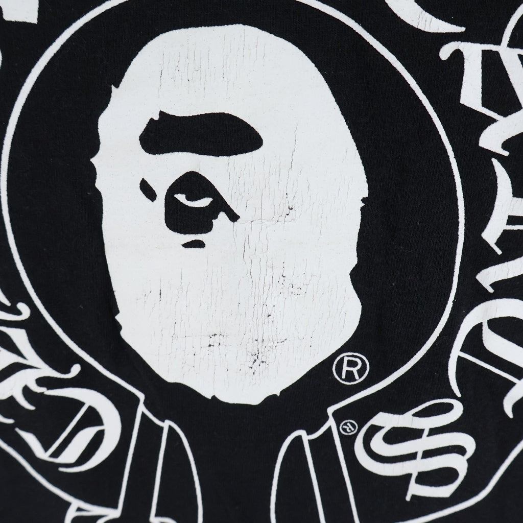 CHROME HEARTS(クロムハーツ) × A BATHING APE Baby Milo Horseshoe Tee ベイビーマイロ ホースシュー 半袖Tシャツ カットソー ブラック