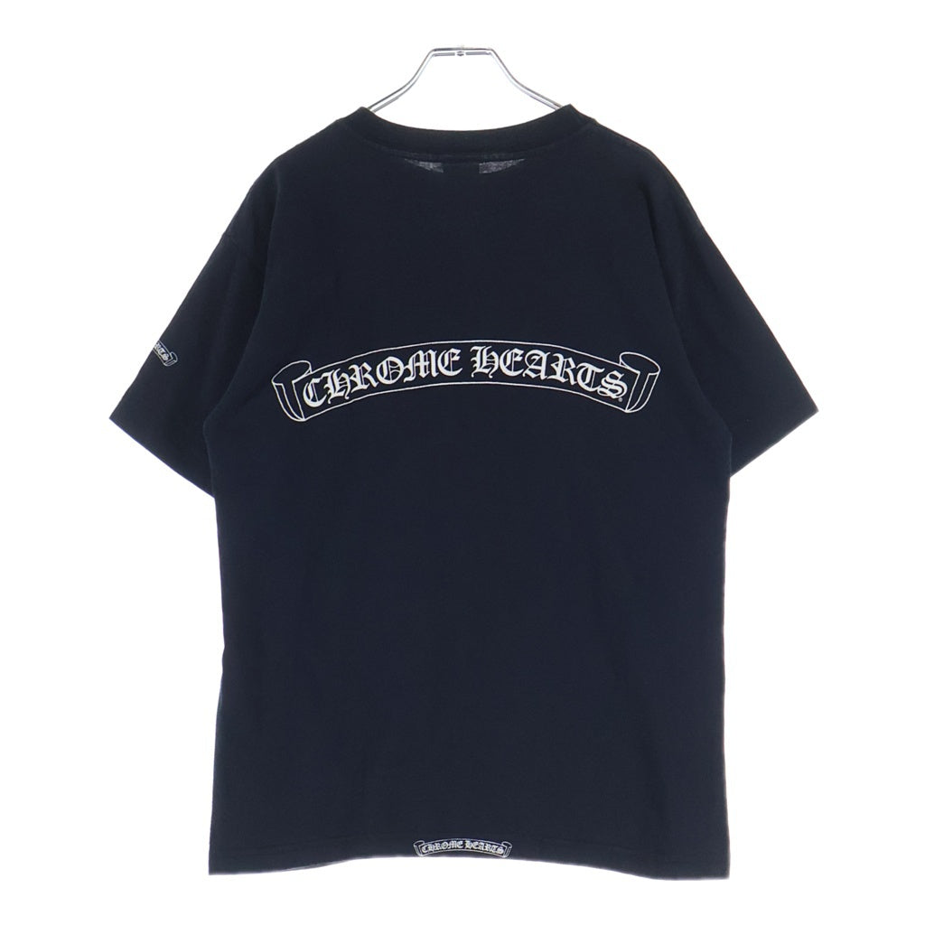 CHROME HEARTS(クロムハーツ) OLD VINE DAGGER LOGO S/S TEE オールド ヴァインダガーロゴプリント Tシャツカットソー ブラック