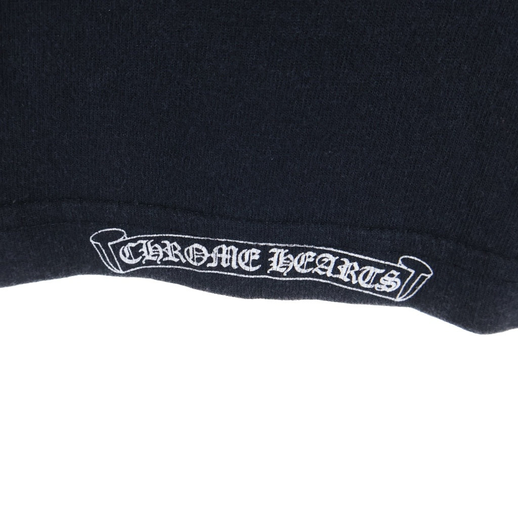 CHROME HEARTS(クロムハーツ) OLD VINE DAGGER LOGO S/S TEE オールド ヴァインダガーロゴプリント Tシャツカットソー ブラック