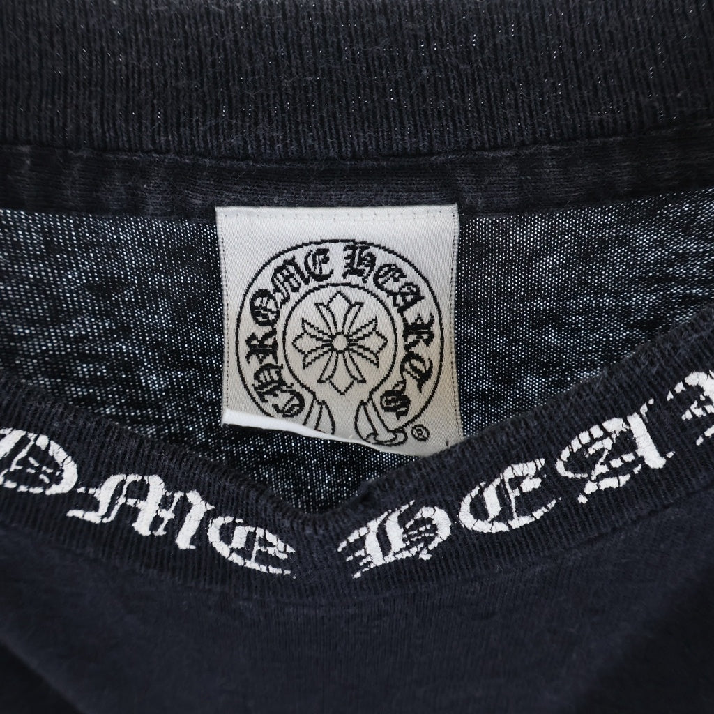 CHROME HEARTS(クロムハーツ) OLD VINE DAGGER LOGO S/S TEE オールド ヴァインダガーロゴプリント Tシャツカットソー ブラック