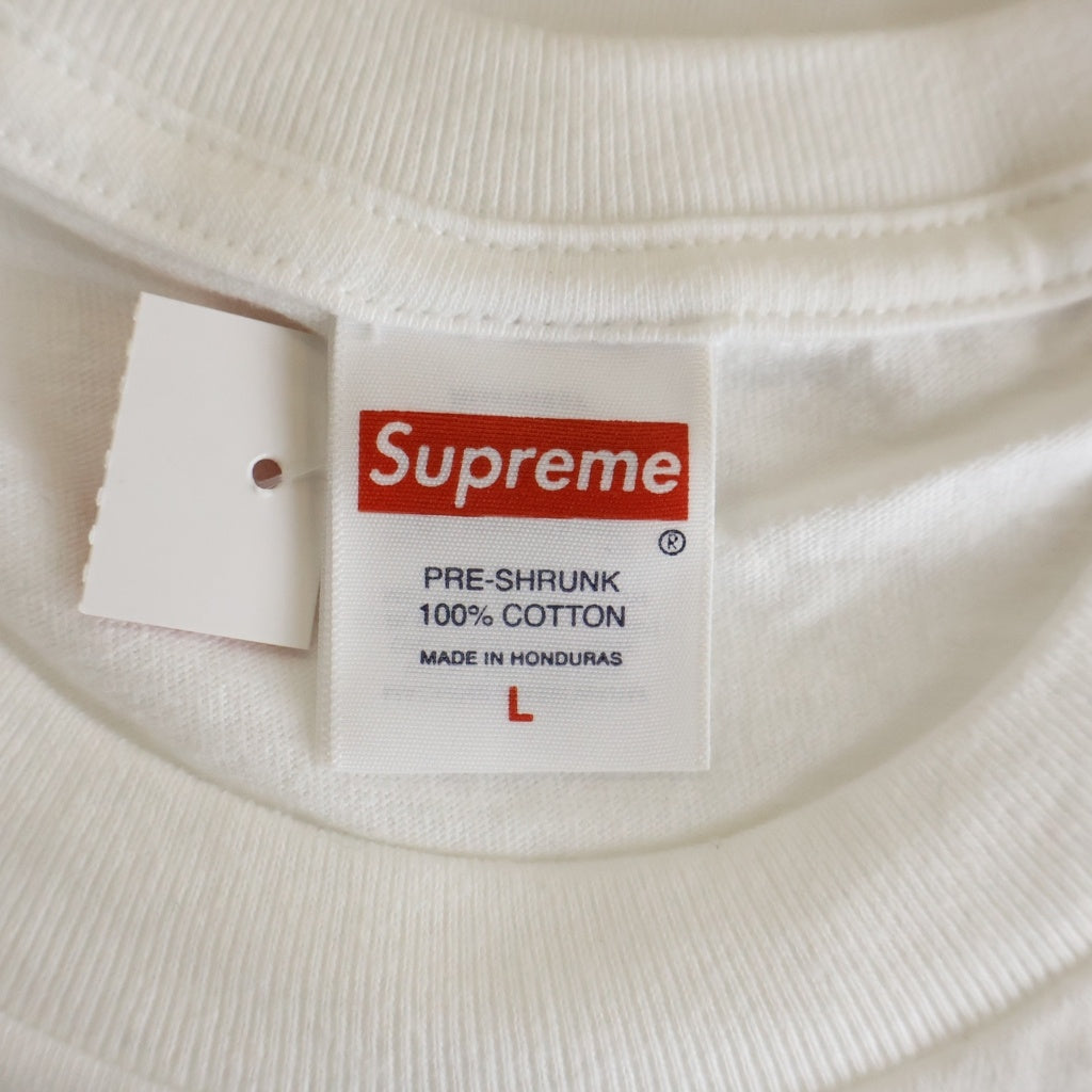 SUPREME(シュプリーム) 26SS Arabic Box Logo Tee アラビックロゴ クルーネック カットソー 半袖シャツTシャツ ホワイト