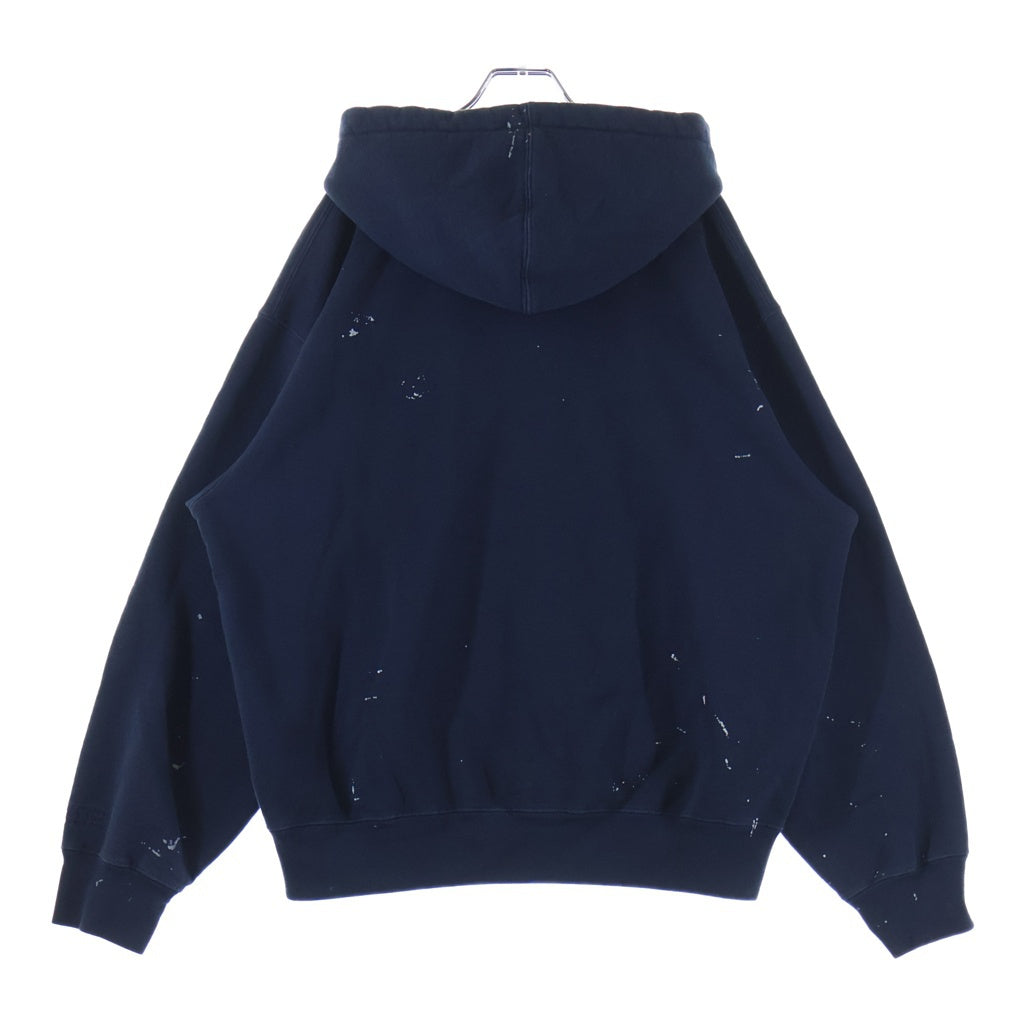 SUPREME(シュプリーム) 26SS ×MM6 Box Logo Zip Up Hooded Sweatshirt ボックスロゴジップアップフーデッドスウェットシャツ ネイビー