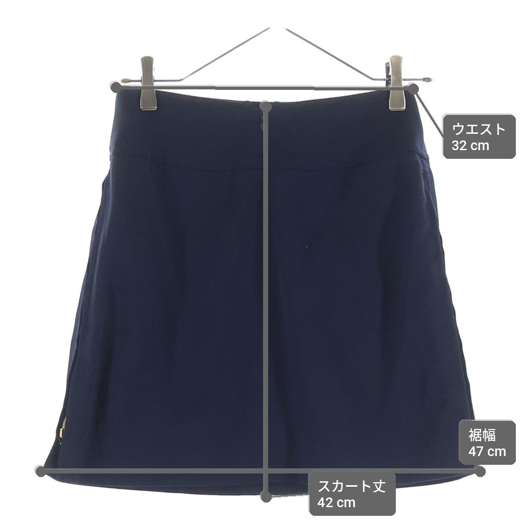 CHANEL(シャネル) ヴィンテージ サイドジップスカート ネイビー PO5179V04022 レディース