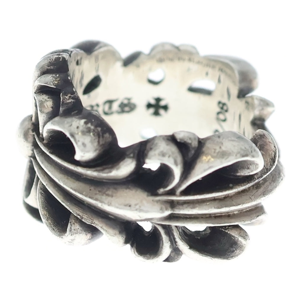 CHROME HEARTS(クロムハーツ) DBL FLRL CRS ダブルフローラルクロス リング シルバー BCA390