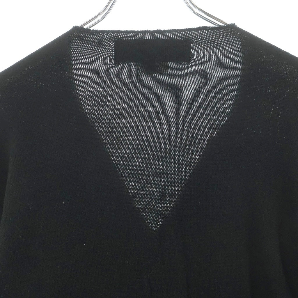 COMME des GARCONS HOMME PLUS(コムデギャルソンオムプリュス) フロント切替デザイン Vネックカーディガン ニット マルチ AZ-T095