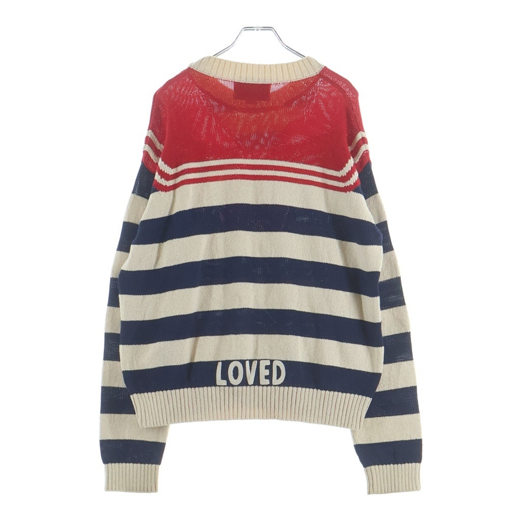 GUCCI(グッチ) コットン セーラーニット クルーネックセーター マルチ 461250