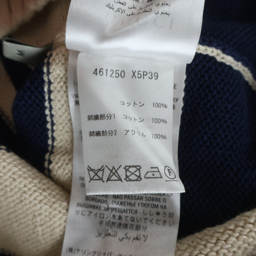 GUCCI(グッチ) コットン セーラーニット クルーネックセーター マルチ 461250