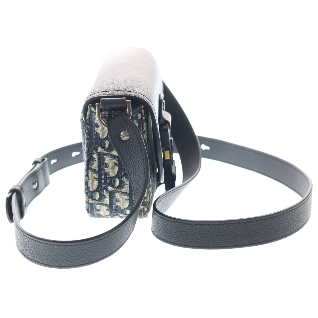DIOR(ディオール) オブリーク ジャガード グレインドカーフスキン メッセンジャーバッグミニ グレー 2ADCA435YKS_H03E