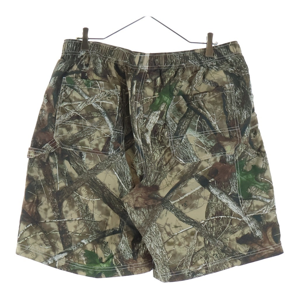 SUPREME(シュプリーム) 26SS Nylon Painter Short 総柄デザイン ナイロンショーツ ハーフパンツ ブラウン